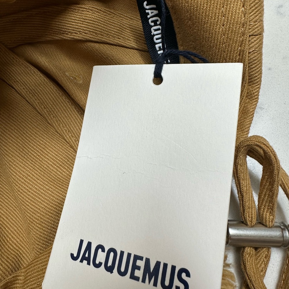 NWT JACQUEMUS La Casquette Baseball Cap In Brown - Picture 5 of 7